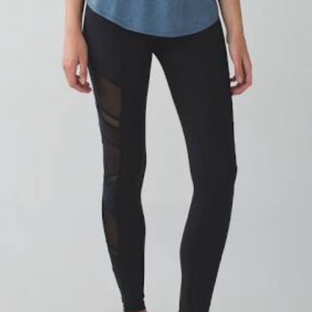 Lululemon Sheer/Cutout leggings. No longer sold!